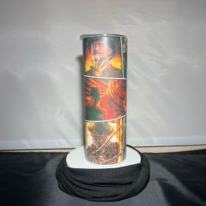 20oz Nightmare On Elm Street double walled stainless steel Tumbler.